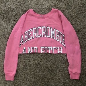 Abercrombie and Fitch Cropped Sweatshirt XL
